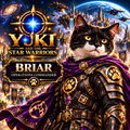 Briar

Black-and-white tuxedo cat, black nose, purple-and-gold gear

Operations Commander

Disciplined, practical and protective. Excels in field operations, coordination and tactical command. Has demonstrated that the Asteria can function without Yuki at